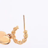 LOUIS VUITTON Louis Vuitton Bouclè dreille Suite Monogram 2 piece set Yellow/Gold metal fittings M65370 Ladies GP/lacquer earrings AB rank used silver ware