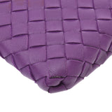宝ega嘉风槽图紫色中性皮革袋BOTTEGAVENETA使用
