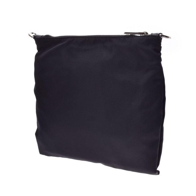 Prada black unisex nylon shoulder bag BT1023 Prada used