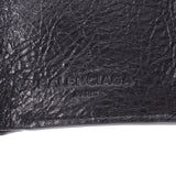 BALENCIAGA バレンシアガクラシックミニウォレット 
 黒×シルバー金具 レディース レザー 三つ折り財布
 
 中古