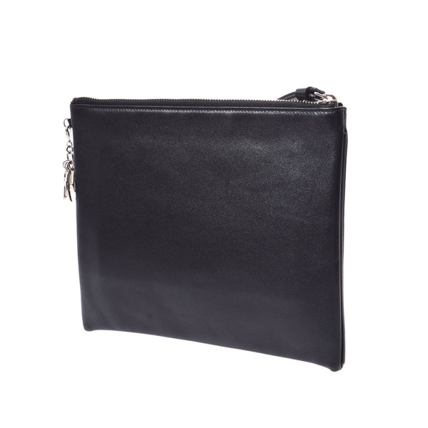 Christian Dior Christian Dior black Unisex Leather Clutch Bag