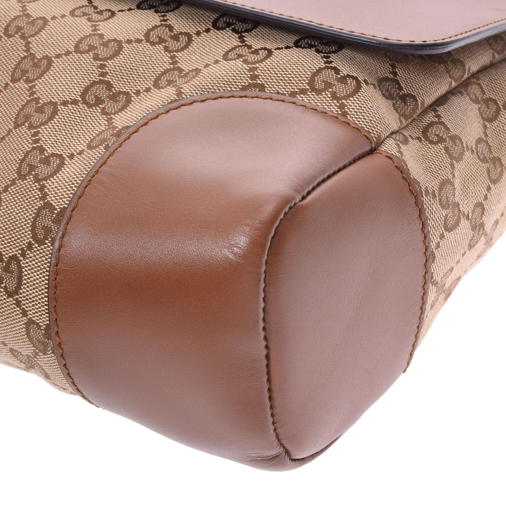 グッチ 茶 ユニセックス GGキャンバス ショルダーバッグ 353401 GUCCI 