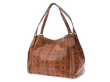 MCM Emsieem,Totobag,Cognac,Unisex PVC Handbag A Rank,使用银器