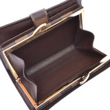 14137 LOUIS VUITTON ルイヴィトンポルトフォイユヴィエノワ new model N61676 brown unisex folio wallet N61676 is used