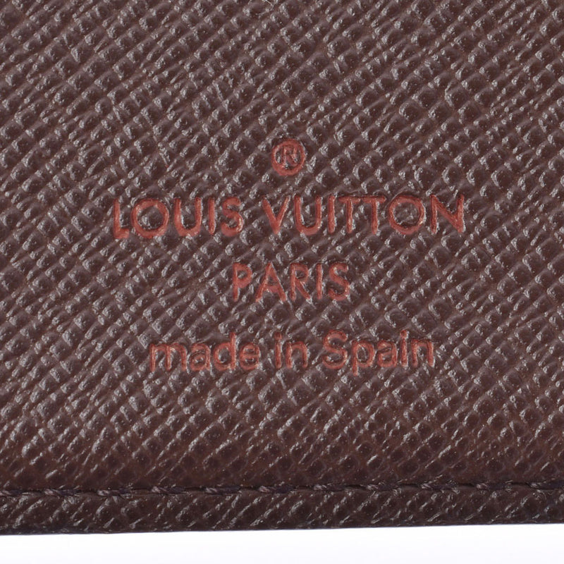 14137 LOUIS VUITTON ルイヴィトンポルトフォイユヴィエノワ new model N61676 brown unisex folio wallet N61676 is used