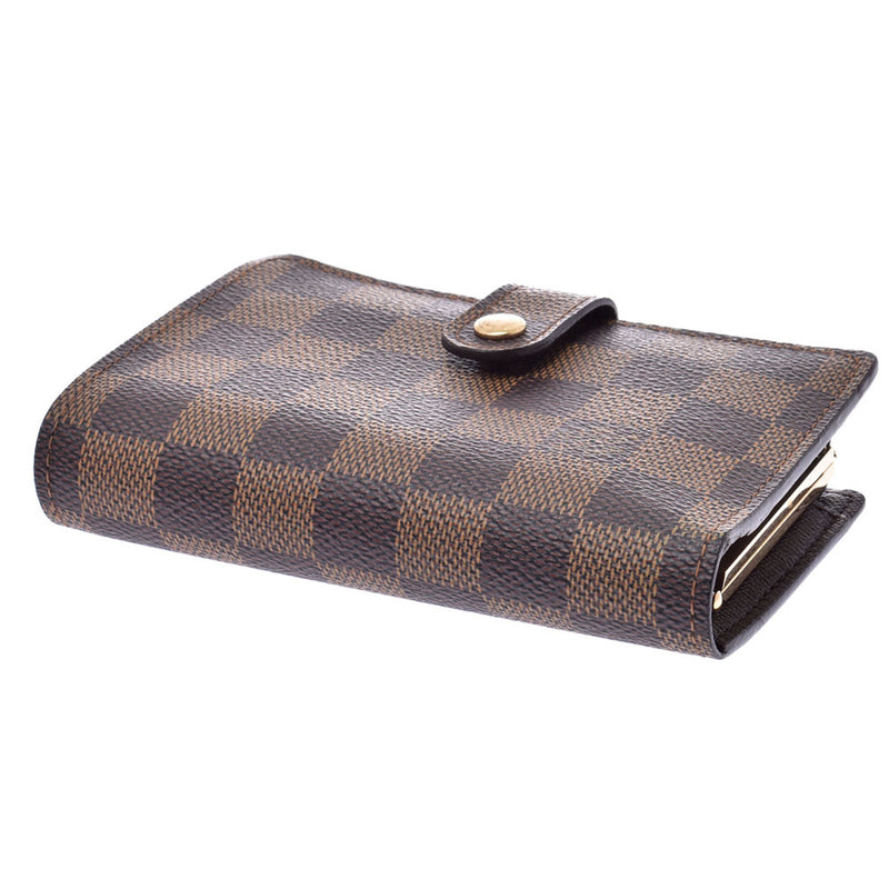 14137 LOUIS VUITTON ルイヴィトンポルトフォイユヴィエノワ new model N61676 brown unisex folio wallet N61676 is used