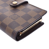 14137 LOUIS VUITTON ルイヴィトンポルトフォイユヴィエノワ new model N61676 brown unisex folio wallet N61676 is used