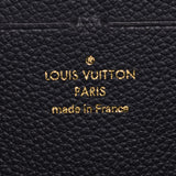 LOUIS VUITTON ルイヴィトンモノグラムアンプラントジッピーウォレット old model black M60571 unisex leather long wallet B rank used silver storehouse