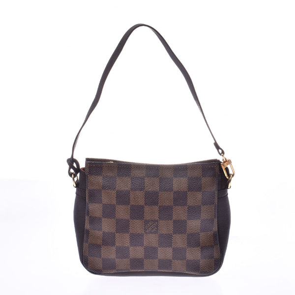Louis Vuitton toe accessor 14137 Brown Damier canvas accessory pouch n51982