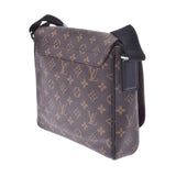 LOUIS VUITTON Louis Vuitton Macassar District PM 14145 Brown Men's Monogram Canvas Shoulder Bag M40935 Used