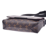 LOUIS VUITTON Louis Vuitton Macassar District PM 14145 Brown Men's Monogram Canvas Shoulder Bag M40935 Used