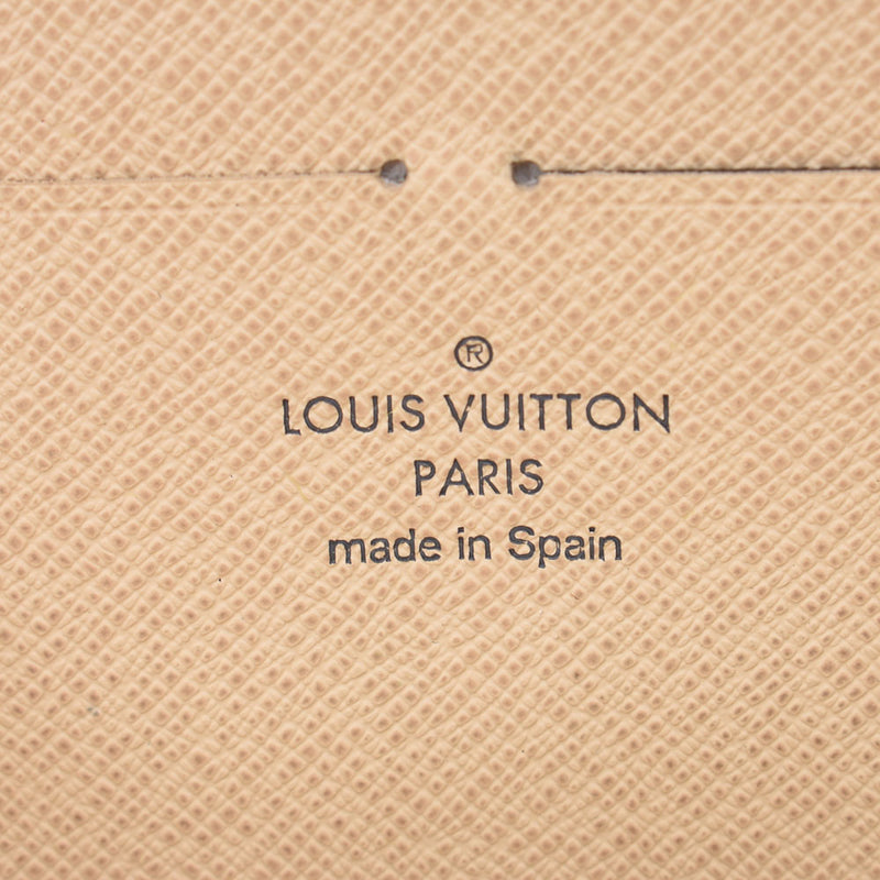 LOUIS VUITTON路易威登Azur Zippy钱包老白中性Damier Azur帆布长钱包N60019二手