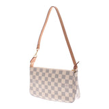 Louis Vuitton Azul pochette axe soir White Womens Damier azure canvas accessories pouch n41207 pre owned