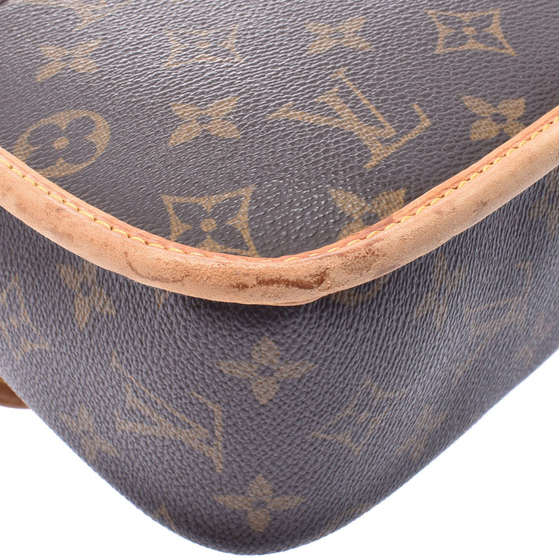 Louis Vuitton Sologne 14145 Brown Unisex Monogram Canvas Shoulder