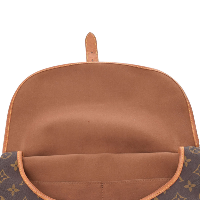 LOUIS VUITTON Louismür, 35, monogram, brown, unicustic, canvas shoulder bag, M42254, used.