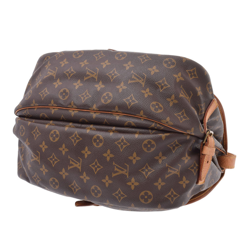 LOUIS VUITTON Louismür, 35, monogram, brown, unicustic, canvas shoulder bag, M42254, used.