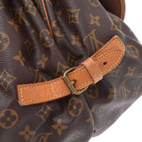 LOUIS VUITTON Louismür, 35, monogram, brown, unicustic, canvas shoulder bag, M42254, used.