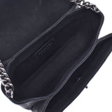 CHANEL Mattelasse Chain Shoulder Bag Black Silver Hardware Ladies Soft Caviar Skin Shoulder Bag B Rank Used Ginzo