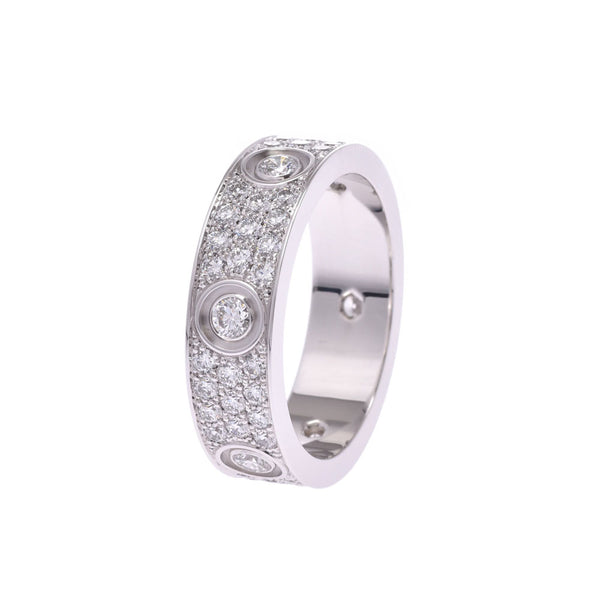 Cartier Love Pave Diamond Custom #62 Unisex Ring/Ring 21.5