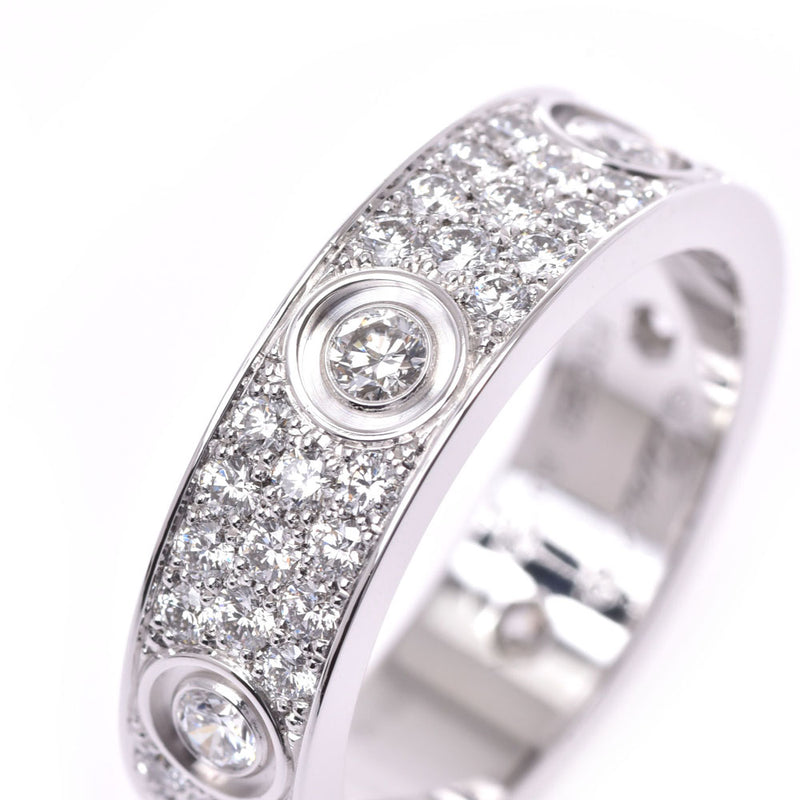 Cartier Love Pave Diamond Custom #62 Unisex Ring/Ring 21.5 CARTIER Used –  銀蔵オンライン