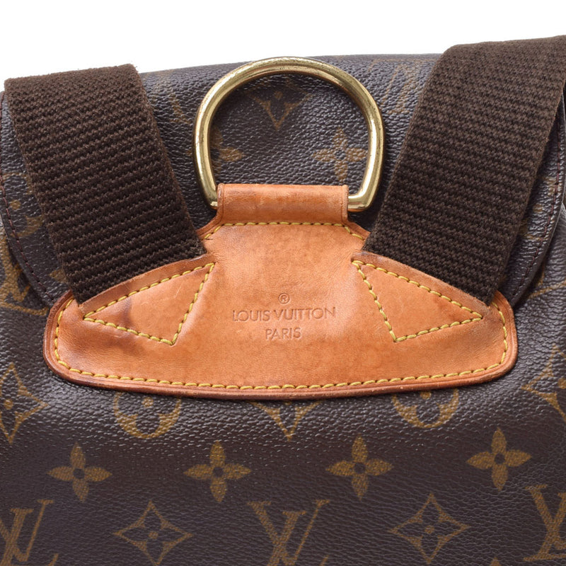 LOUIS VUITTON Louis Vuitton mon pickpocket GM monogram brown unisex monogram canvas rucksack day pack M51135 is used