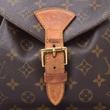 LOUIS VUITTON Louis Vuitton mon pickpocket GM monogram brown unisex monogram canvas rucksack day pack M51135 is used