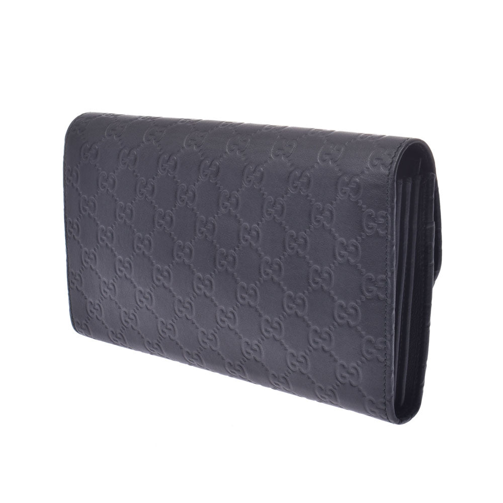 グッチグッチシマ 黒 メンズ レザー トラベルケース 163252 GUCCI 中古 グッチグッチシマ 黒 メンズ レザー トラベルケース 163252 GUCCI 中古