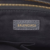 BALENCIAGA バレンシアガクラシックシティ S gray gold metal fittings Lady's leather 2WAY bag A rank used silver storehouse