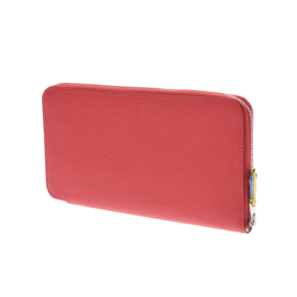☆美品☆エルメス　アザップロングブーゲンビリアエプソン長財布 R刻印 エルメスアザップロング シルクイン ブーゲンビリア □R刻印