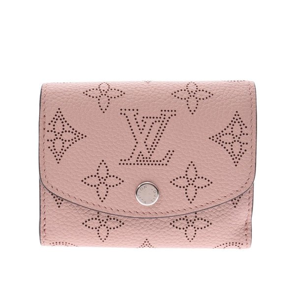 Three LOUIS VUITTON ルイヴィトンマヒナポルトフォイユイリス XS magnolia Lady's leather fold wallet M67499 is used