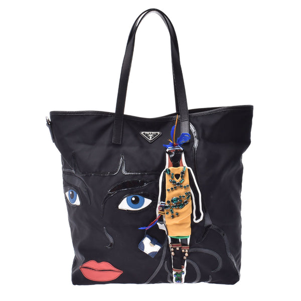 PRADA Prada Collection Motif Ladies Nylon Tote Bag A Rank Used Ginzo