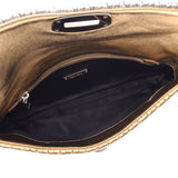 MIUMIU Miu Clutch Bag Gold/Silver 5BD233 Ladies Nappa 2WAY Bag A Rank Used Ginzo