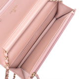 香奈儿（Chanel）男孩香奈儿（Chanel）玫瑰金硬件女士珐琅链钱包二手