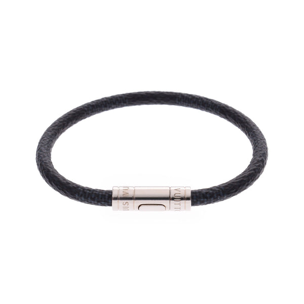 路易威登路易威登石墨黄铜保持它damiemère男士达米尔石墨帆布手bracelet m6410d