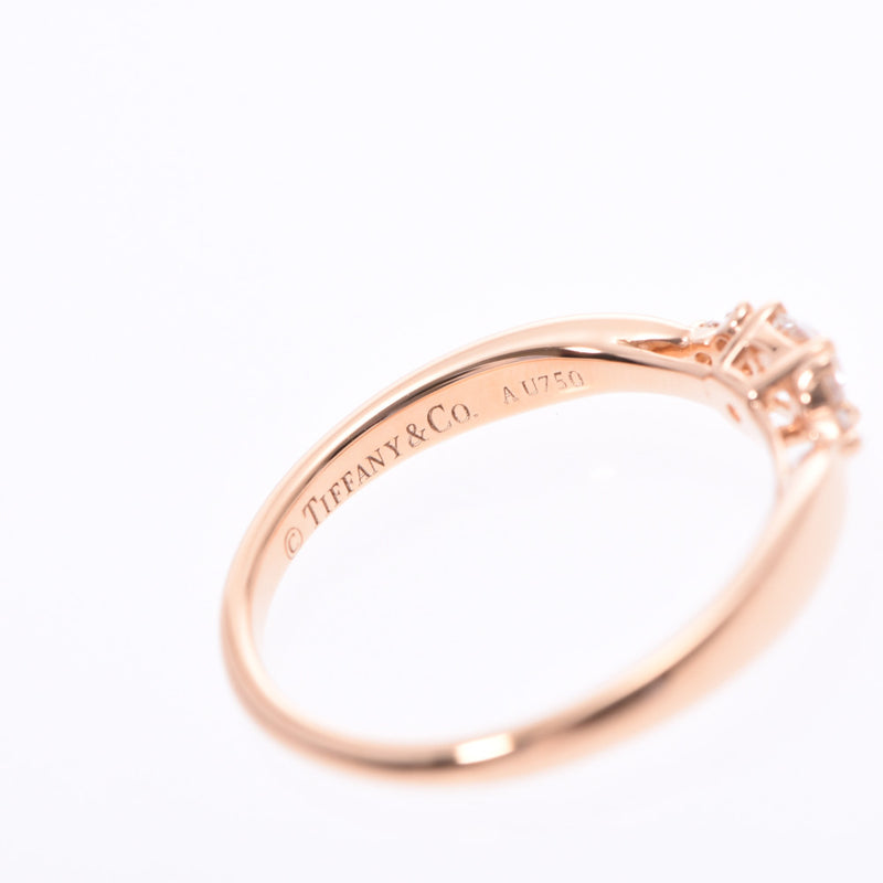 TIFFANY&Co. Tiffany Harmony Ring One Diamond Side Diamond No. 9 Ladies K18PG Ring/Ring A Rank Used Ginzo
