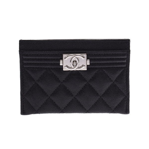 シャネルボーイシャネル 黒 レディース カードケース CHANEL シャネルボーイシャネル 黒 レディース カードケース CHANEL