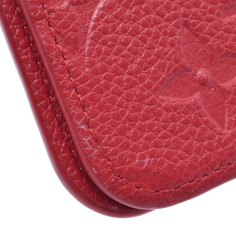 Louis Vuitton Monogram assorted folio folio ihonex / XS scarlet m63588 Unisex leather brand B
