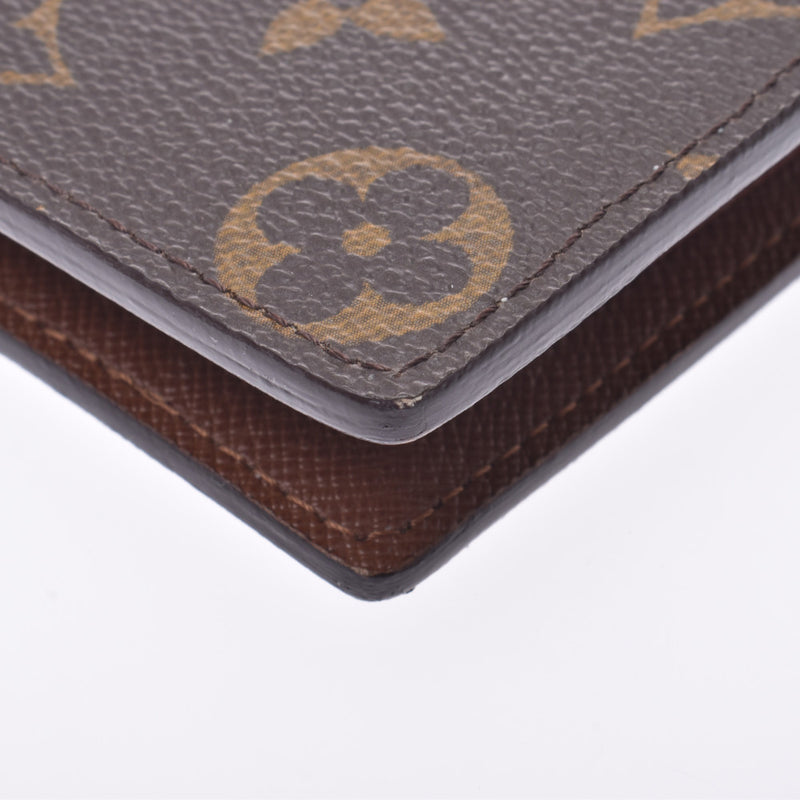 Vintage Louis Vuitton Wallet Bi Fold Brown Leather