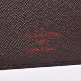 LOUIS VUITTON Louis Vuitton damiéparto foie gras old Brown N61675 men's damié canvas bi-fold wallet New used silver