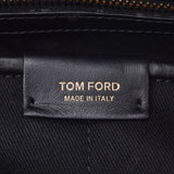 TOM FORD Tom Ford Shoulder Bag Black Men's Leather Messenger Bag AB Rank Used Ginzo