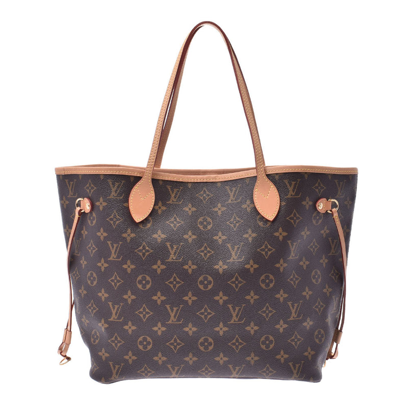 美品 ルイ ヴィトン モノグラム 新型 ネヴァーフルMM ピヴォワンヌ M41178 トートバッグ バッグ LV 0013  LOUIS VUITTON