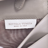 BOTTEGAVENTETA博特加维材料排行榜双折长钱包灰色系B06699L中性皮革长钱包A位二手银藏