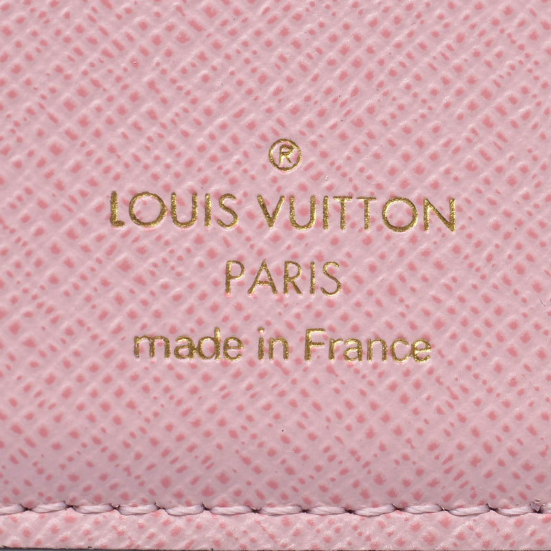 LOUIS VUITTON Louis Vuitton Monogram Portofeuil Zoe Rose Ballerine M62933 Ladies Monogram Canvas Tri-fold Wallet B Rank Used Ginzo