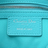 Christian Dior Christian Dior Granville 2WAY Boston Bag Light Blue Silver Hardware Ladies Leather Handbag AB Rank Used Ginzo