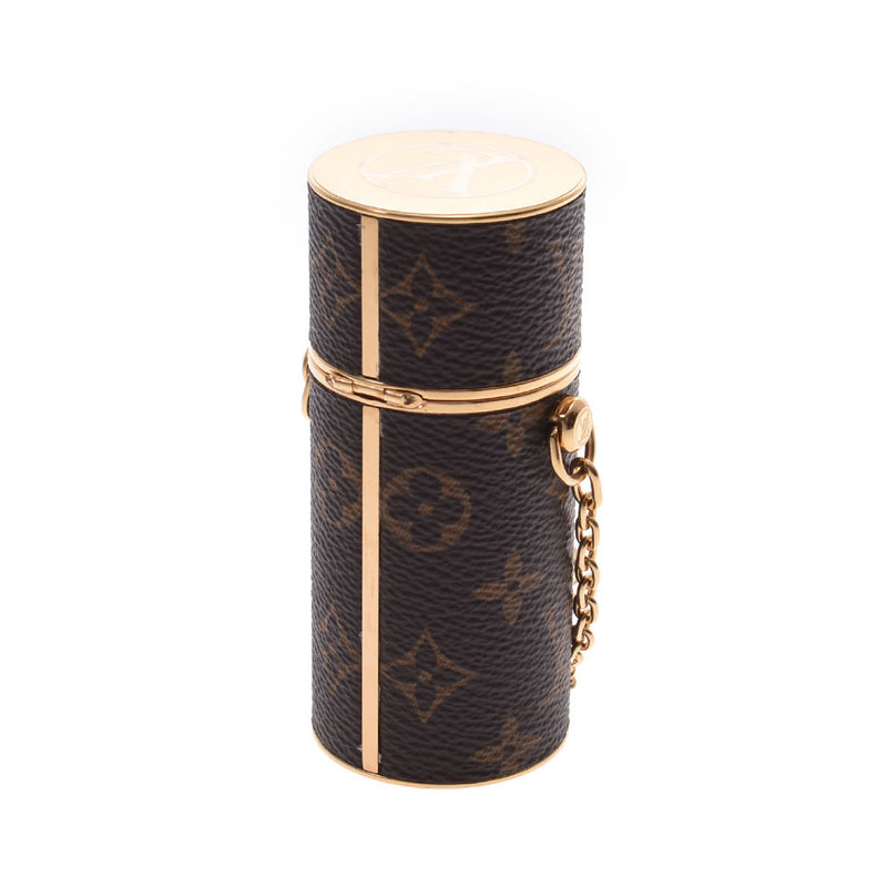 Louis Vuitton Lipstick Case 14145 Brown/Gold Hardware Ladies