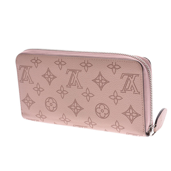 LOUIS VUITTON ルイヴィトンマヒナジッピーウォレットマグノリア M61868 Lady's leather long wallet B rank used silver storehouse