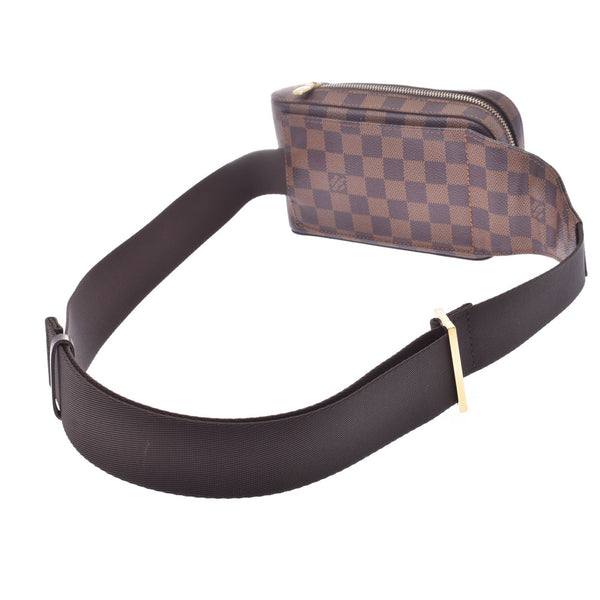 LOUIS VUITTON Louis Vuitton Damier Jeronimos New Body Bag Brown N51994 Unisex Damier Canvas Shoulder Bag A Rank Used Ginzo