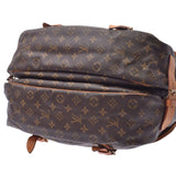 LOUIS VUITTON ルイヴィトン モノグラム ソミュール43 ブラウン M42252 ユニセックス モノグラムキャンバス ショルダーバッグ Bランク 中古 銀蔵