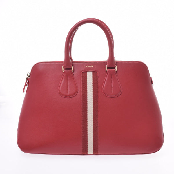 バリー2WAYバッグ 赤 レディース ハンドバッグ BALLY 中古 – 銀蔵