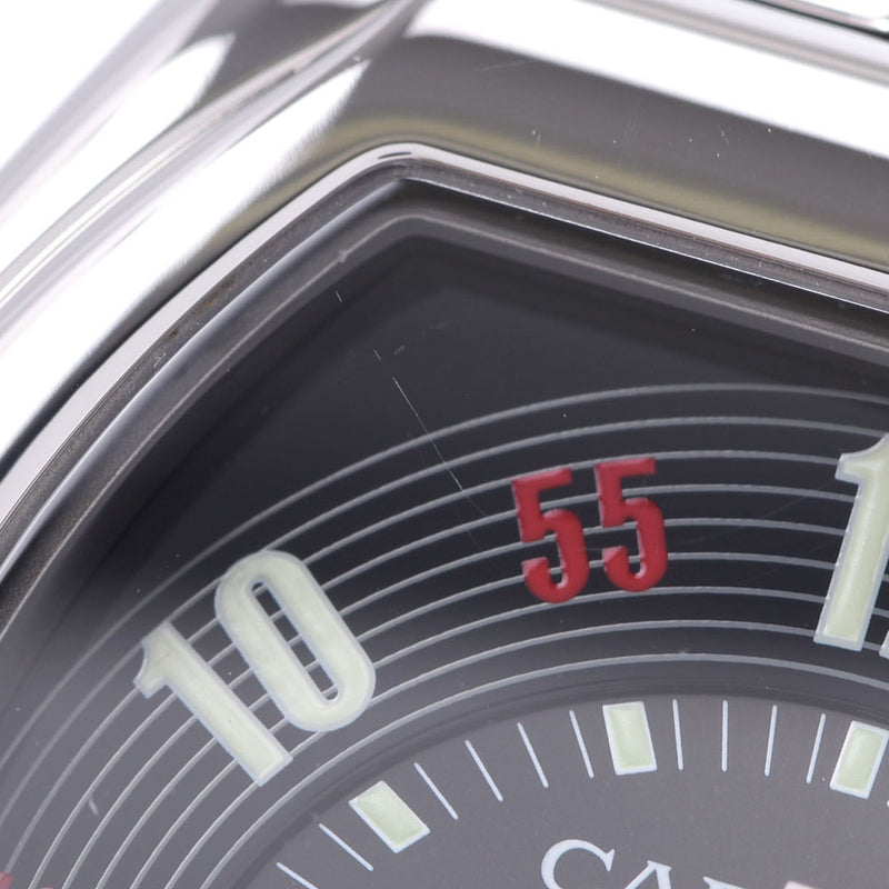 CARTIER カルティエ ロードスターLM メンズ SS 腕時計 自動巻き 黒文字盤 Aランク 中古 銀蔵